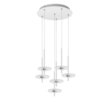 Подвесная светодиодная люстра De Markt Ауксис 10 722013006