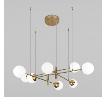 Подвесная люстра Eurosvet Planet 70146/8 латунь