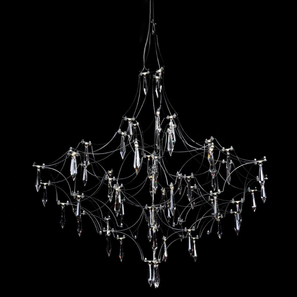 Подвесная светодиодная люстра Loft IT Mira 10259/800 Silver Asfour Подвесная светодиодная люстра Loft IT Mira 10259/800 Silver Asfour