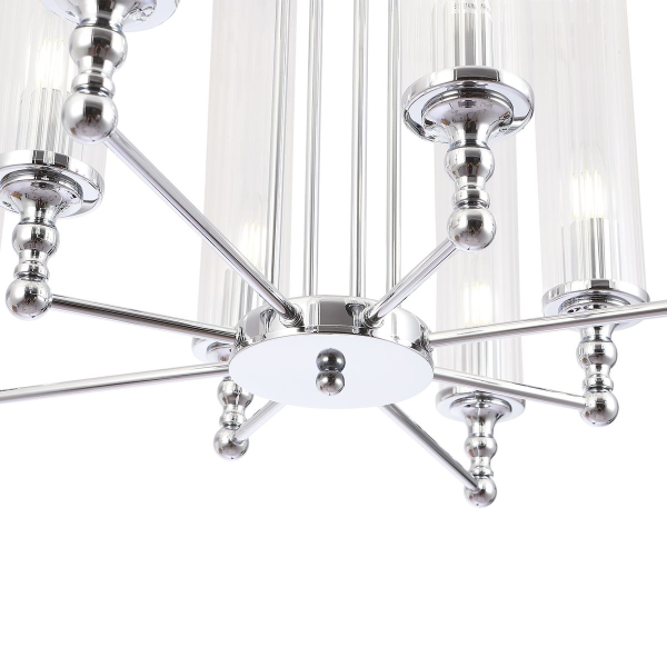 Подвесная люстра Crystal Lux Tomas SP8 D650 Chrome