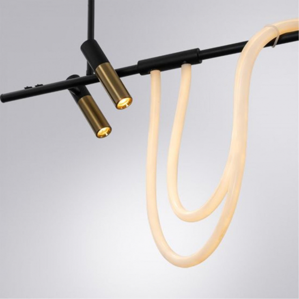 Подвесная светодиодная люстра Arte Lamp Klimt A2850SP-45BK Подвесная светодиодная люстра Arte Lamp Klimt A2850SP-45BK