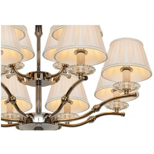 Подвесная люстра iLamp Vivaldi 85125/8+4 CR Подвесная люстра iLamp Vivaldi 85125/8+4 CR