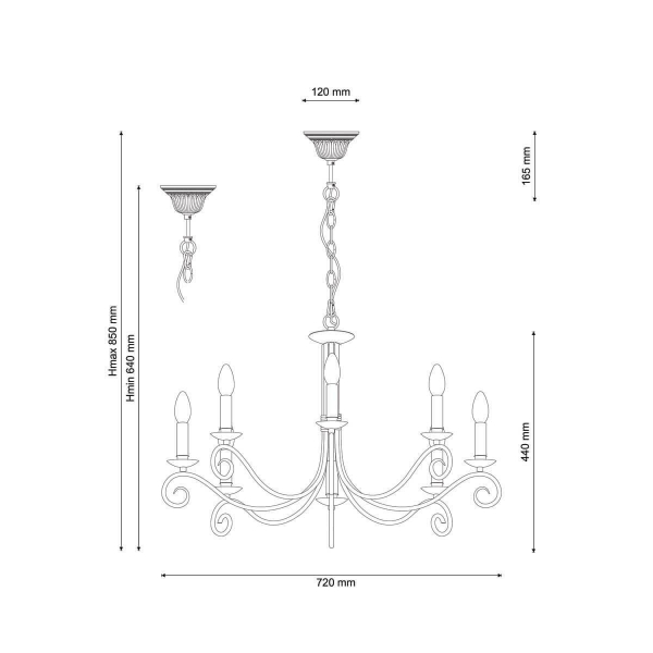 Подвесная люстра Lucia Tucci Fondi 330.8 Antique Подвесная люстра Lucia Tucci Fondi 330.8 Antique