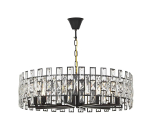 Подвесная люстра Lumina Deco Florina LDP 7041-800 BK