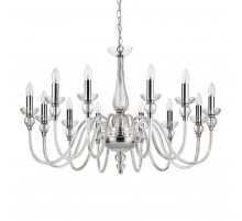 Подвесная люстра Ideal Lux Doge SP12 Trasparente 168906