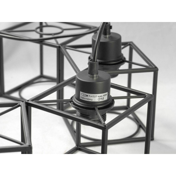 Подвесная люстра Lussole Loft Badger GRLSP-9541 Подвесная люстра Lussole Loft Badger GRLSP-9541