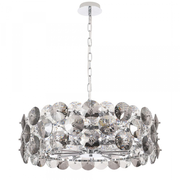 Подвесная люстра Crystal Lux Crystal SP12 Chrome SP12 Chrome Подвесная люстра Crystal Lux Crystal SP12 Chrome SP12 Chrome