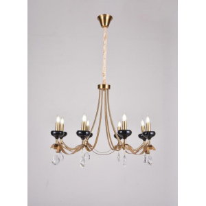 Люстра подвесная Alfa Light F1724-22 E14 Copeer+Black