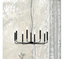 Подвесная люстра Nowodvorski Orto VIII Black 11460