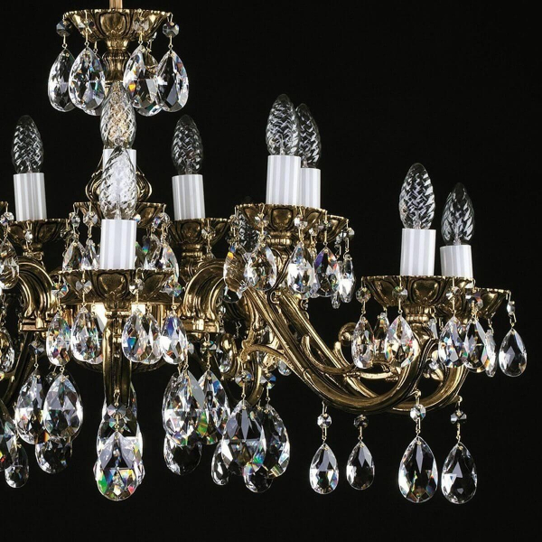 Подвесная люстра Artglass VIktorie Brass Antique CE Подвесная люстра Artglass VIktorie Brass Antique CE