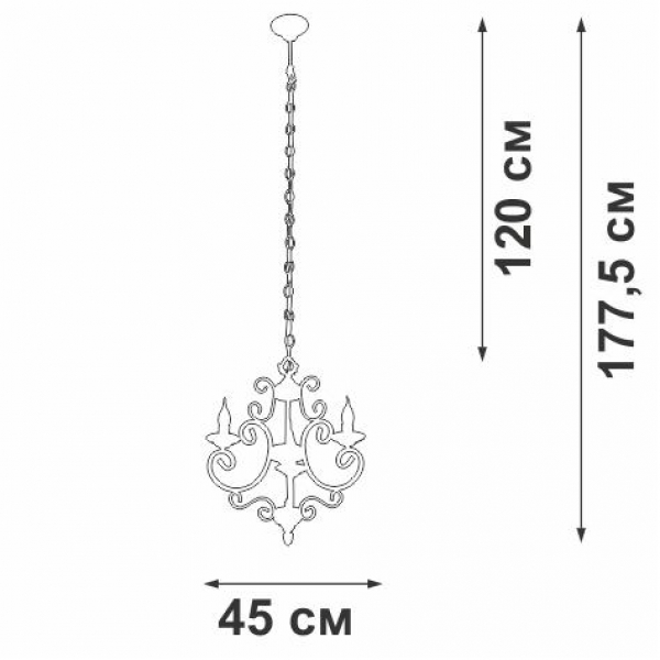 Подвесная люстра Vitaluce V1094-0/3 Подвесная люстра Vitaluce V1094-0/3