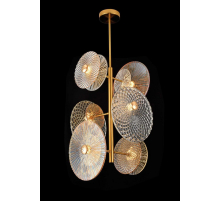 Люстра подвесная Alfa Light F4024-48 380*1200MM AB COLOR led