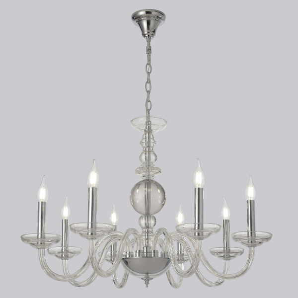 Подвесная люстра Crystal Lux ARABESQUE SP8 CHROME Подвесная люстра Crystal Lux ARABESQUE SP8 CHROME