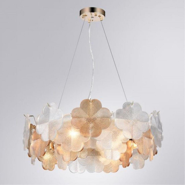 Подвесная люстра Arte Lamp Mallika A4077SP-7GO Подвесная люстра Arte Lamp Mallika A4077SP-7GO
