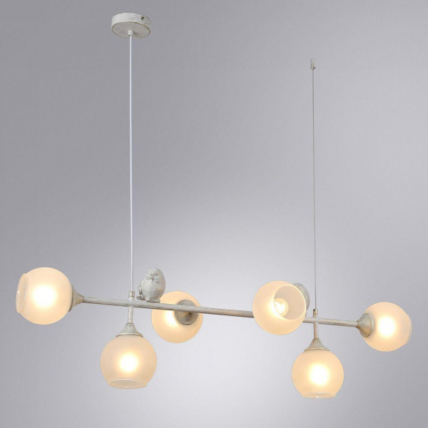Подвесная люстра Arte Lamp Gemelli A2150SP-6WG Подвесная люстра Arte Lamp Gemelli A2150SP-6WG