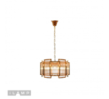 Подвесная люстра iLamp Tribeca MD0276-6A GOLD+CLEAR