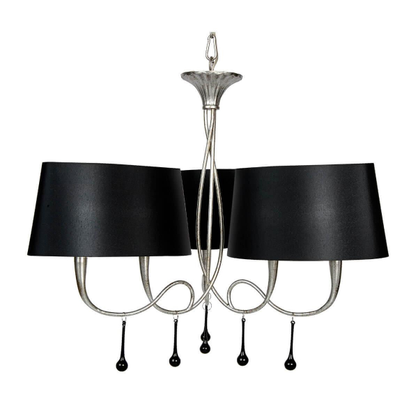 Подвесная люстра Mantra Paola Painted Silver 3530 Подвесная люстра Mantra Paola Painted Silver 3530