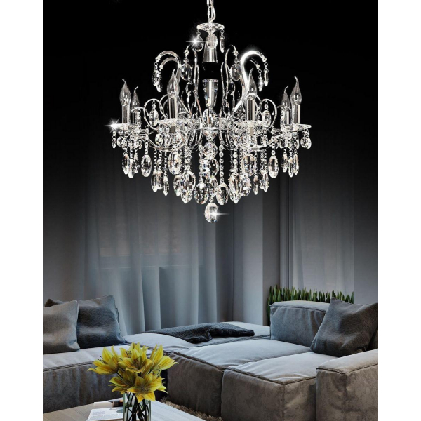 Подвесная люстра Lumina Deco Daniella LDP 9123-8 Подвесная люстра Lumina Deco Daniella LDP 9123-8