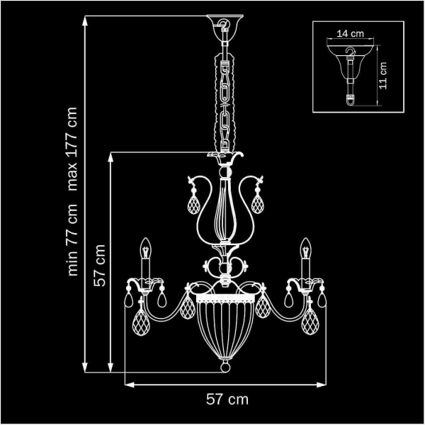 Подвесная люстра Lightstar Schon 790064 Подвесная люстра Lightstar Schon 790064