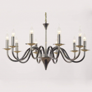 Подвесная люстра Lucia Tucci Messina 1890.10 Glossy Black