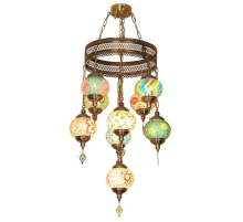 Люстра подвесная Alfa Light F1524-12 AB