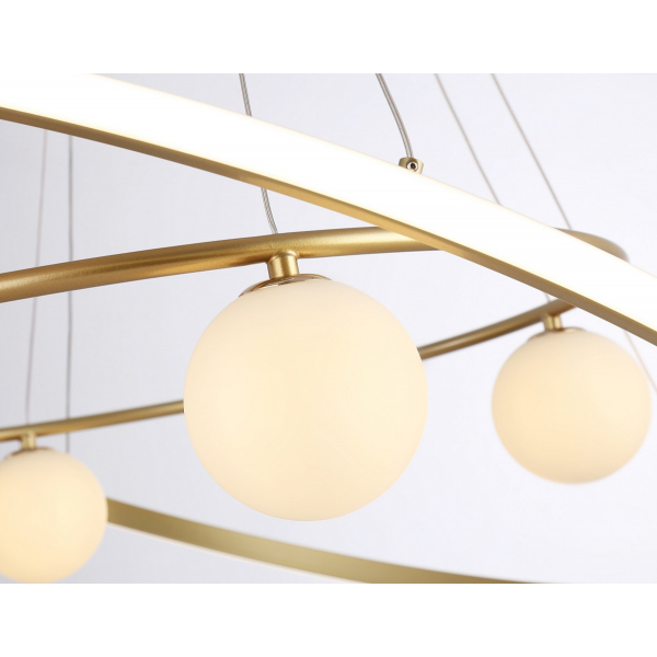 Подвесная светодиодная люстра Ambrella light Comfort LineTech FL66328