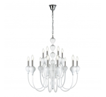 Подвесная люстра iLamp Lady 88003-8+4 WH