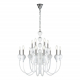 Подвесная люстра iLamp Lady 88003-8+4 WH