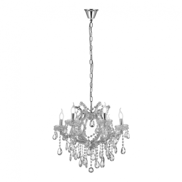 Подвесная люстра Lumina Deco Eliza LDP 7029-6 CHR Подвесная люстра Lumina Deco Eliza LDP 7029-6 CHR