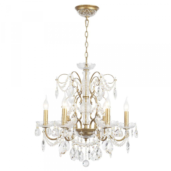 Подвесная люстра Crystal Lux Odelis SP6 Gold Подвесная люстра Crystal Lux Odelis SP6 Gold