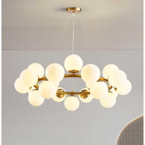 Люстра подвесная Alfa Light F2024-16 E27*25 Медный цвет