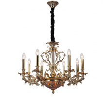 Подвесная люстра Lucia Tucci Firenze 1780.8.2 Antique Gold
