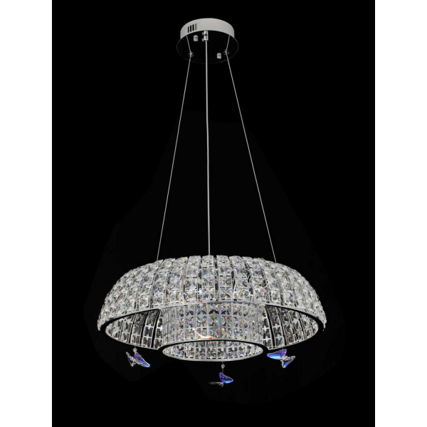 Люстра подвесная Alfa Light F4024-13 400mm CH LED Люстра подвесная Alfa Light F4024-13 400mm CH LED