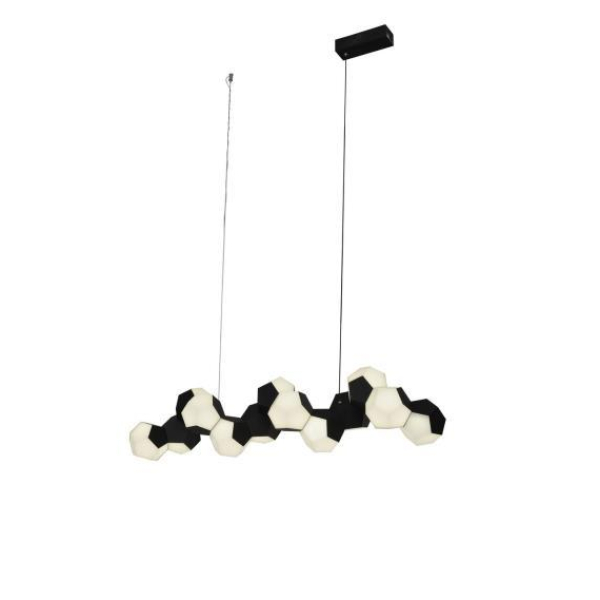 Люстра подвесная Alfa Light F3924-44 black 86W 95*25*H1 20