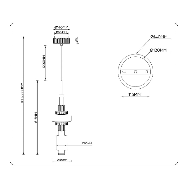 Люстра Ambrella Light HIGH LIGHT LH53121