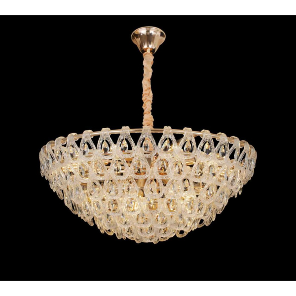 Люстра подвесная Alfa Light F4024-41 750mm SDG E14x19