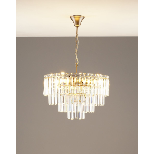 Подвесная люстра Moderli Crystal V10738-9P