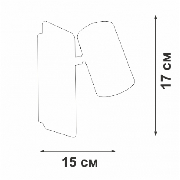 Светильник настенный Vitaluce V2730-8/1A Светильник настенный Vitaluce V2730-8/1A