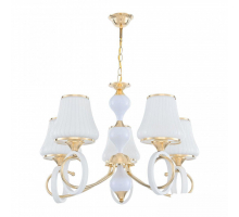 Подвесная люстра Arte Milano Florentia-2387 302387/5 Wh/Gd