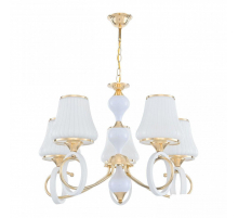 Подвесная люстра Arte Milano Florentia-2387 302387/5 Wh/Gd