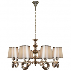 Подвесная люстра iLamp Brooklyn P2401-8 Nickel