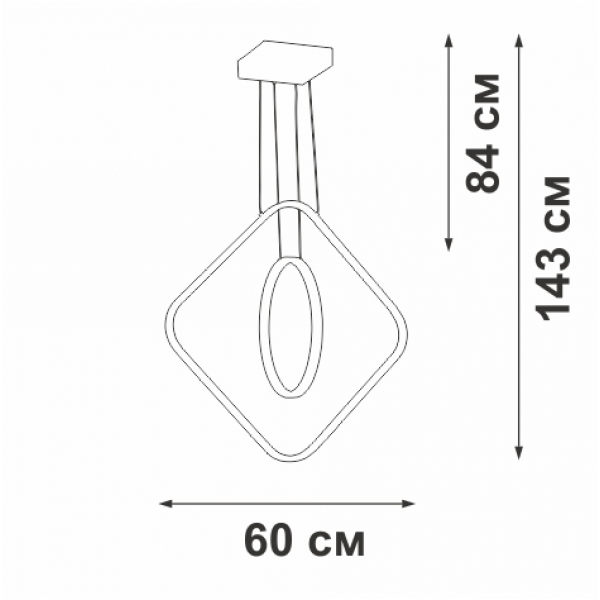 Люстра Vitaluce V2505DT-0/2S Люстра Vitaluce V2505DT-0/2S