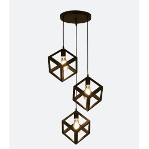 Люстра подвесная Alfa Light F3524-45 Black E27*1