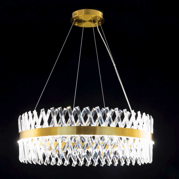 Подвесная светодиодная люстра Citilux Ричард бронза CL336083