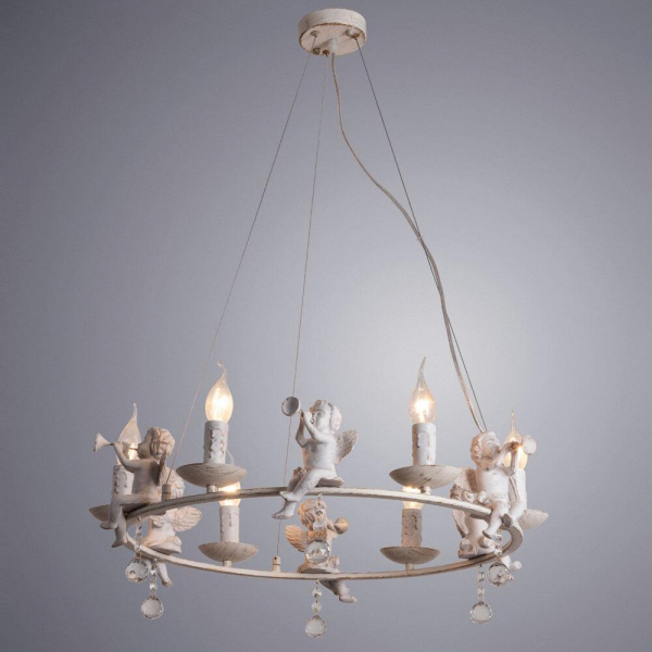 Подвесная люстра Arte Lamp Amur A1133SP-6WG Подвесная люстра Arte Lamp Amur A1133SP-6WG