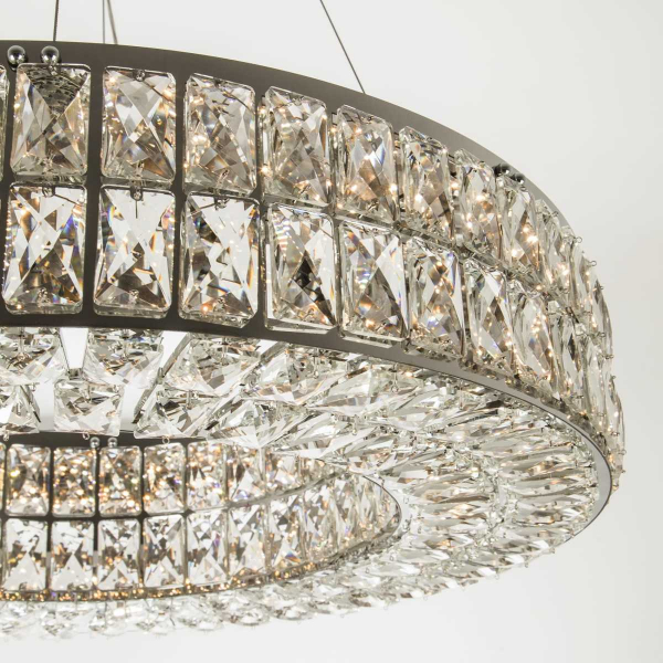 Подвесная светодиодная люстра Modelux ML.330.600 CR