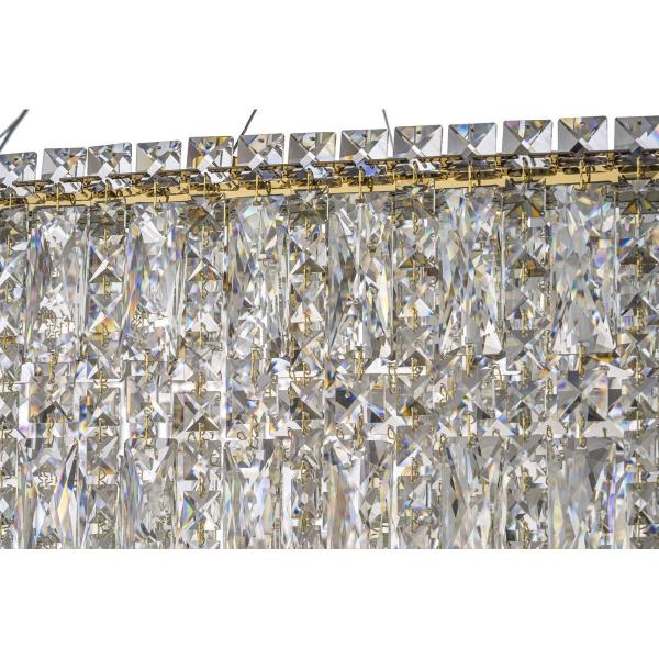 Подвесная светодиодная люстра Arti Lampadari Ovindoli L 1.5.120x40.100 G Подвесная светодиодная люстра Arti Lampadari Ovindoli L 1.5.120x40.100 G