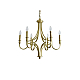 Подвесная люстра Newport 3456/C brass М0070514
