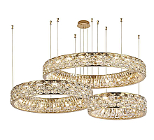 Горизонтальная композиция Newport 8530 из трех колец золото №184 S8530_184G