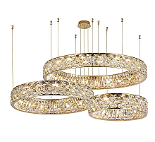Горизонтальная композиция Newport 8530 из трех колец золото №184 S8530_184G